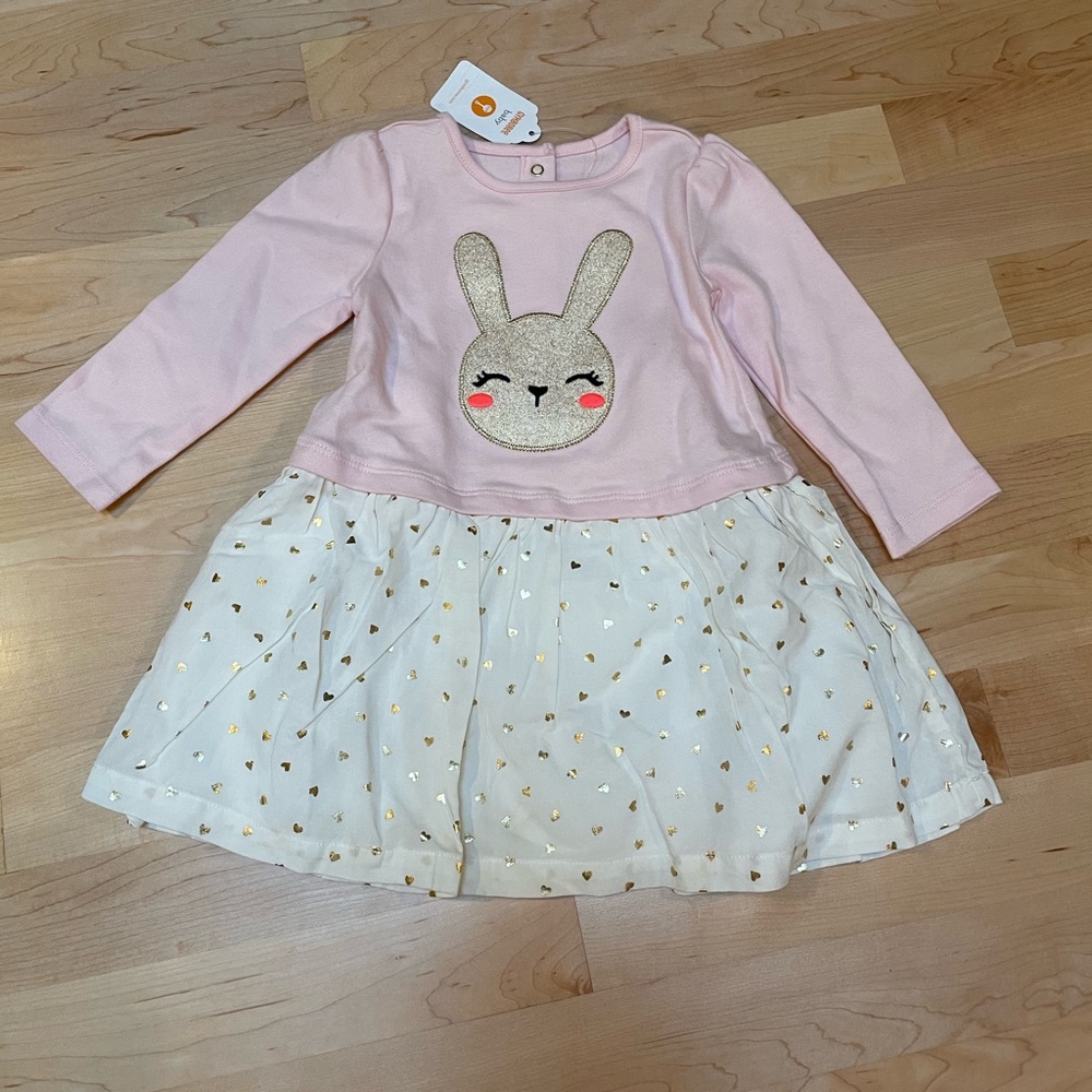 NWT Gymboree bunny dress 12-18 months